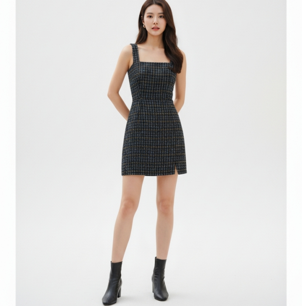 Sincerely Jules Tweed Mini Dress Medium